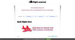 Desktop Screenshot of flight-scanner.com