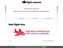 Tablet Screenshot of flight-scanner.com
